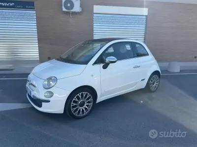 Usata Fiat 500 69 CV (50 kW) 2011 Bianco Cabrio