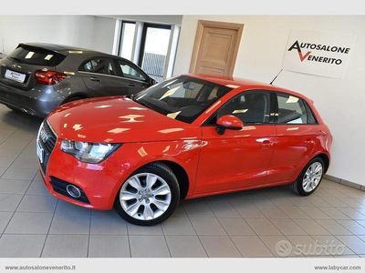 Usata Audi A1 Ambition 90 CV (66 kW) 2012 Rosso Utilitaria
