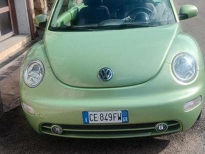 Begagnad VW New Beetle 75 HK (55 kW) 2003 Grön Halvkombi
