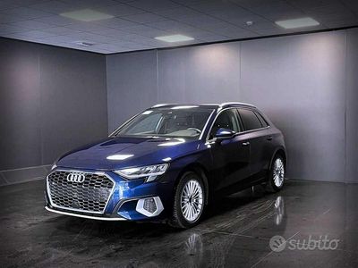 Usata Audi A3 Advanced 150 CV (110 kW) 2022 Blu Berlina