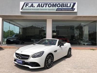 Usata Mercedes SLC200 AMG line 184 CV (135 kW) 2017 Bianco Cabrio