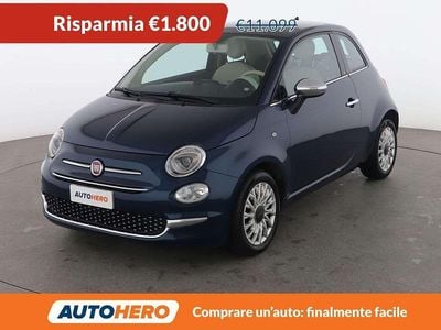 Usata Fiat 500 Lounge 95 CV (69 kW) 2019 Blu/azzurro Utilitaria