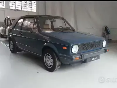 Usata VW Golf Cabriolet 50 CV (36 kW) 1982 Bluazzurro Cabrio