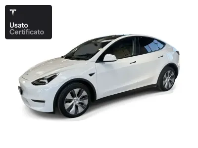 Usata Tesla Model Y Long Range AWD 258 kW (351 CV) 2022 Pearl white multicoat SUV