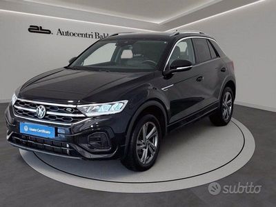 Usata VW T-Roc R-line 150 CV (110 kW) 2023 Nero perla SUV