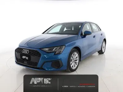 Usata Audi A3 Sportback Business 150 CV (110 kW) 2022 Blu Utilitaria