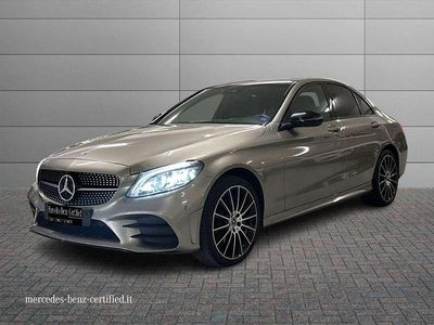 Usata Mercedes C220 Premium Plus 194 CV (142 kW) 2021 Bronzo Utilitaria