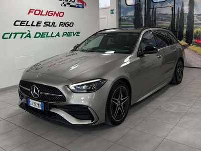 Usata Mercedes C220 Premium Plus 200 CV (147 kW) 2022 Grigio Station wagon