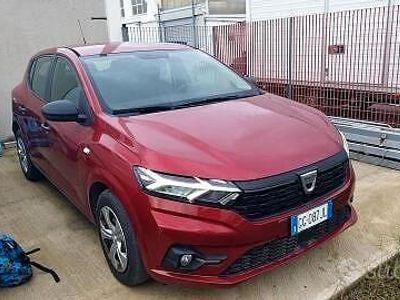 Usata Dacia Sandero 100 CV (73 kW) 2021 Rosso Berlina