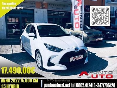 Usata Toyota Yaris Hybrid Business Edition 92 CV (67 kW) 2022 Bianco Berlina