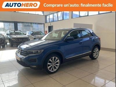 Usata VW T-Roc Advance 116 CV (85 kW) 2020 Blu SUV
