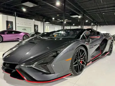 Usata Lamborghini Sian 818 CV (601 kW) 2021 Nero Cabrio