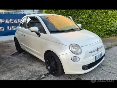 Usata Fiat 500 Lounge 85 CV (62 kW) 2013 Bianco Berlina