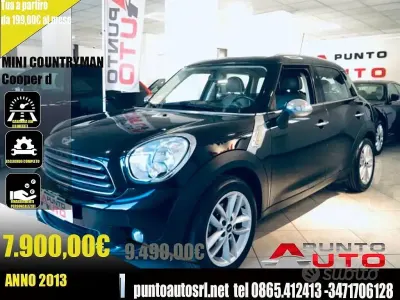 Begagnad Mini Cooper D Countryman 90 HK (66 kW) 2013 Svart SUV
