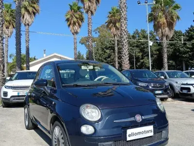 Usata Fiat 500 Lounge 75 CV (55 kW) 2010 Blu Utilitaria