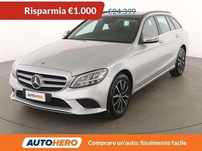 Usata Mercedes C220 Executive 194 CV (142 kW) 2021 Argento Station wagon