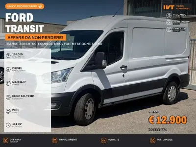 Usata Ford Transit 131 CV (96 kW) 2021 Bianco Furgone