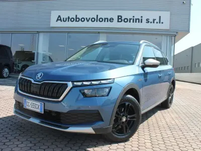 Usata Skoda Kamiq ScoutLine 150 CV (110 kW) 2021 Blu/azzurro SUV