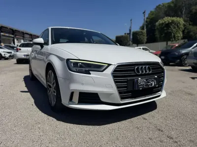 Begagnad Audi A3 Sport 150 HK (110 kW) 2018 Vit Sedan