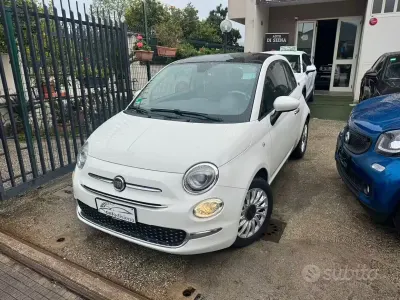 Usata Fiat 500 Lounge 69 CV (50 kW) 2017 Bianco Utilitaria