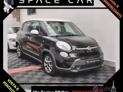 Usado Fiat 500L Trekking 120 CV (88 kW) 2016 Negro Monovolumen