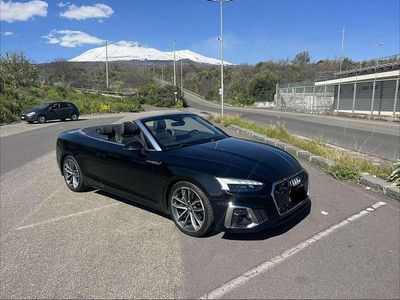 Usata Audi A5 Cabriolet S-Line 190 CV (139 kW) 2021 Nero Cabrio