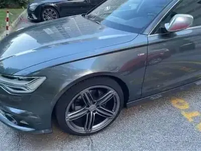 Usado Audi A6 190 CV (139 kW) 2015 Gris Familiar