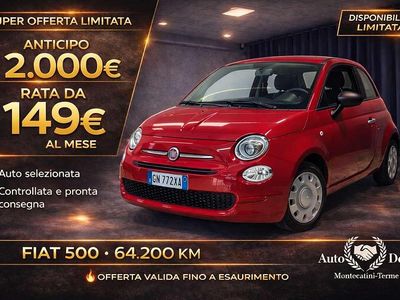 Usata Fiat 500 Dolcevita 69 CV (50 kW) 2023 Rosso Utilitaria