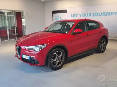 Usata Alfa Romeo Stelvio 160 CV (117 kW) 2021 Rosso SUV
