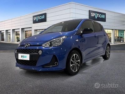 Usata Hyundai i10 67 CV (49 kW) 2019 Blu Utilitaria