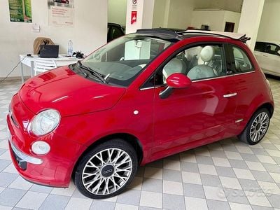 Usata Fiat 500C Lounge 70 CV (51 kW) 2010 Rosso Cabrio