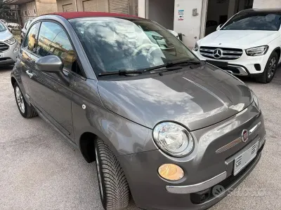 Usata Fiat 500C Lounge 69 CV (50 kW) 2013 Grigio Cabrio