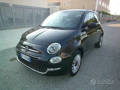 Usata Fiat 500 Lounge 69 CV (50 kW) 2016 Nero Utilitaria