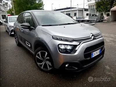 Usata Citroën C3 Shine 102 CV (75 kW) 2021 Grigio Utilitaria