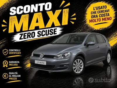 Usata VW Golf VII Business 110 CV (80 kW) 2016 Grigio Berlina