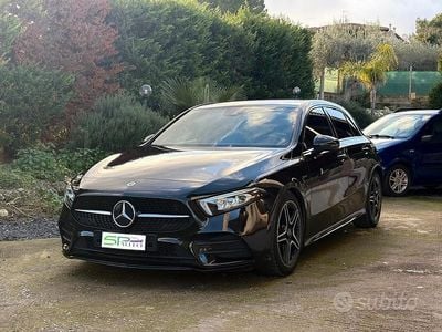 Usata Mercedes A200 Premium 150 CV (110 kW) 2021 Nero Berlina