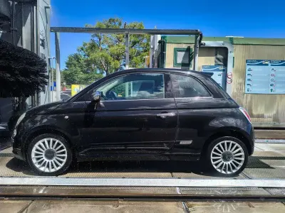 Usata Fiat 500 Lounge 69 CV (50 kW) 2009 Nero Cabrio