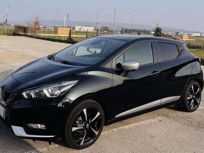 Usata Nissan Micra N-Connecta 90 CV (66 kW) 2017 Nero Utilitaria
