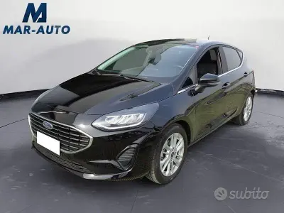 Second-hand Ford Fiesta Titanium 75 CP (55 kW) 2022 Negru Hatchback