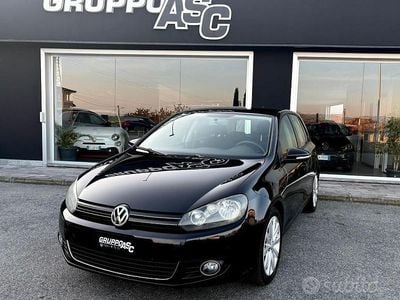 Usata VW Golf VI Highline 110 CV (80 kW) 2009 Nero Utilitaria