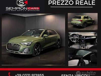 Nuova Audi A3 S-Line 150 CV (110 kW) 2025 Verde Berlina