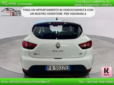 Usata Renault Clio IV 75 CV (55 kW) 2015 Bianco Berlina