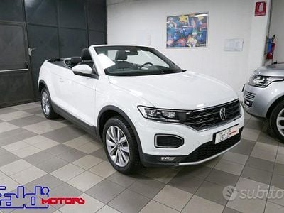 Usata VW T-Roc Cabriolet Style 116 CV (85 kW) 2020 Bianco Cabrio