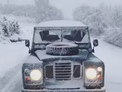 Usata Land Rover 3 1983 Blu Cabrio
