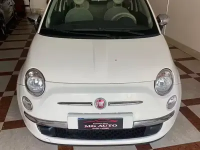Occasion Fiat 500 Lounge 69 PK (50 kW) 2008 Wit Sedan