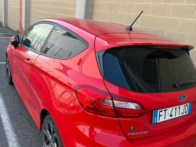 Usata Ford Fiesta ST-Line 100 CV (73 kW) 2018 Rosso Utilitaria