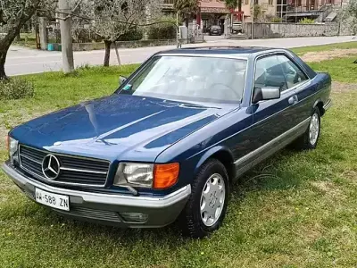 Usata Mercedes 500 231 CV (169 kW) 1984 Blu Coupé