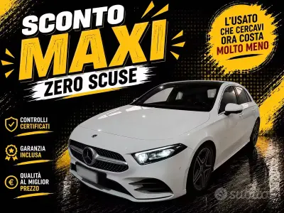 Usata Mercedes A200 Premium 163 CV (119 kW) 2020 Bianco Berlina