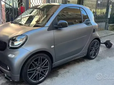 Usata Smart ForTwo Coupé Brabus 90 CV (66 kW) 2016 Grigio Coupé