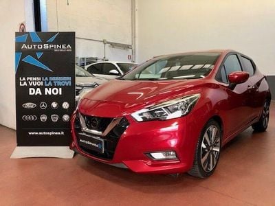 Usata Nissan Micra Tekna 90 CV (66 kW) 2017 Rosso Utilitaria